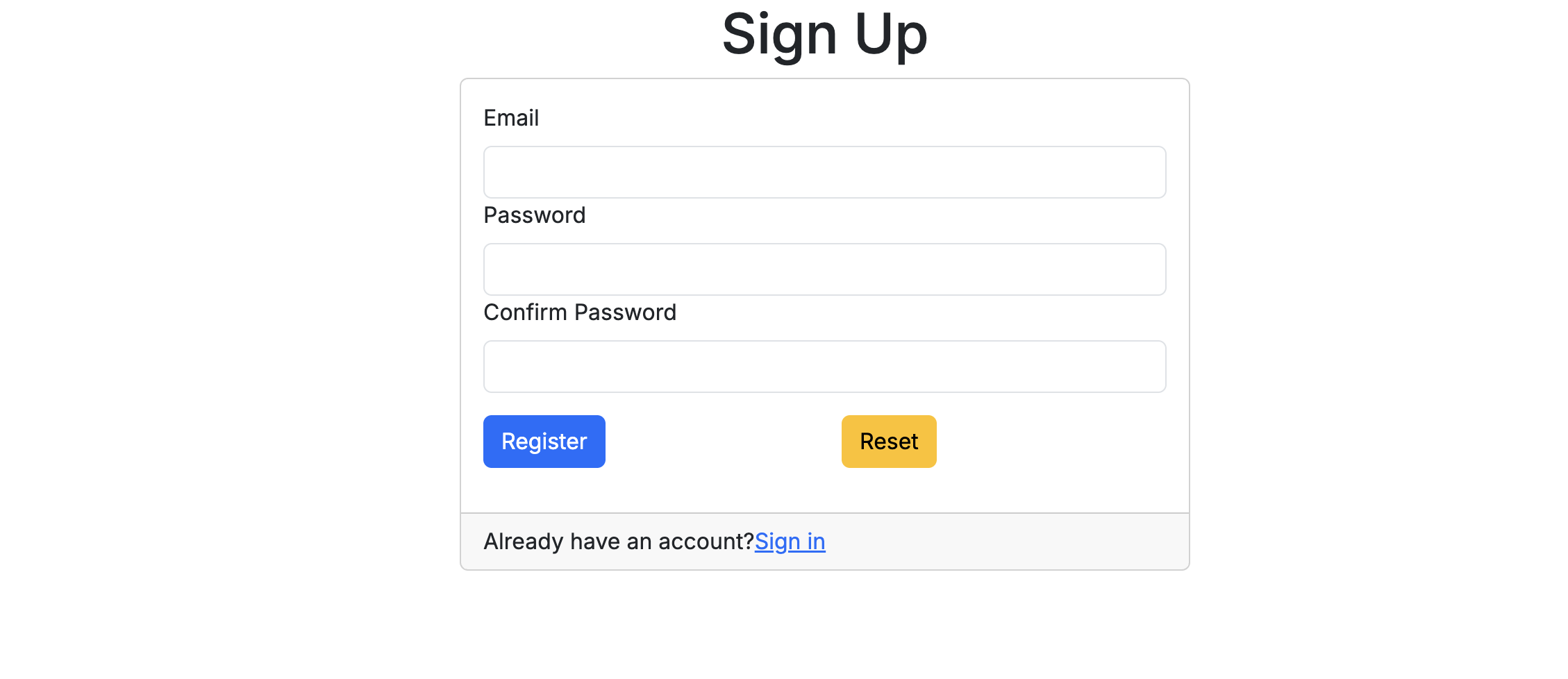 SignUp